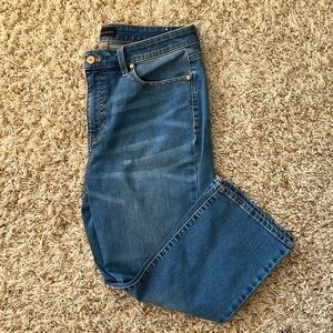 Talbots Crop Flare Jean  Size 12P